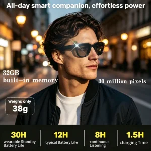 4K Smart AI Glasses Real Time Translation for Audio Hands Video Recorder Travel AR Hardware 1.3 inch Virtual Suppliers Glasses