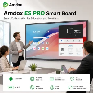 4K Touch Screen Monitor Interactive Whiteboard with Optional OPS for Conference Room and Business Meeting