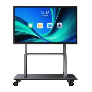 4K UHD Android 16 8G 128G Anti-Glare LCD Interactive Smart Boards 20-Point Touch for Schools Teaching AI Zoom