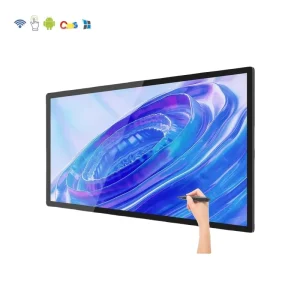4K UHD Android Smart Display 65/75/86 Inches All-in-One Touch Monitor Digital Player Ad Screen Wall Mount 500cd for Retail Store