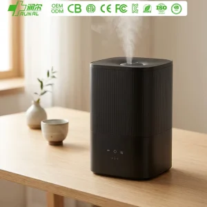 4L Cool and Warm Mist Electric Desktop H868T Smart Heated Steam Ultrasonic Air Humidifier With Led Night Light for Home