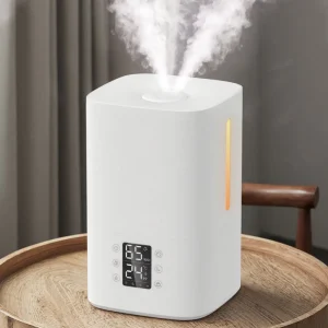 4L Electric Aromatherapy Smart Tuya App Controlled Heated Ultrasonic Humidifier with LED Night Light for Baby Bedroom