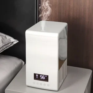 4L Electric Cool Mist Large Water Tank Ultrasonic LED Humidistat Smart Aroma Humidifier Disinfection for Household Home Rooms