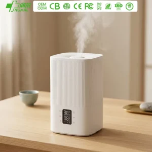 4L Hybrid Top Fill Smart Wifi Heated Steam Large Water Tank Uv Ultrasonic Air Humidifier With Led Night Light for Kid