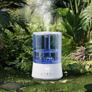 4L Smart Warm & Cool Mist Humidifier Ultrasonic Air Humidifier With 12H Timer Digital Display Aroma Diffuser For Home Bedroom