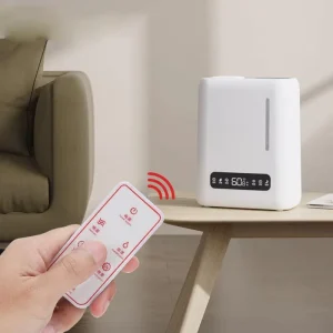 4L Ultrasonic Humidifier Top Fill Silent Aroma Diffuser Adjustable Mist Timer Function Remote Control Humidifier for Home Office