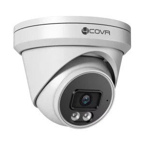 4MP OEM Built-in Mic Audio Smart AI Human Detection Wide Angle 30m Ir Night Vision Turret PoE Security IP Camera