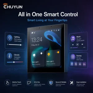 4inch Home Control Panel Multi-functional Touch Screen 4 Central Control for Intelligent Scenes Wifi Office