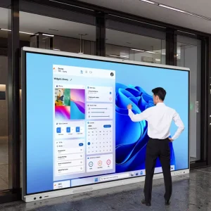 4k Android Ops 65 Inch Interactive Display Smart Boards 75 Inch Touch Screen Monitor Interactive Whiteboard for Meeting Room