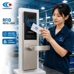 5 Bolt Structure Stainless Steel 304 Hotel Door Lock System Digital Card Locks for Doors Swith Free Software for Villa CE