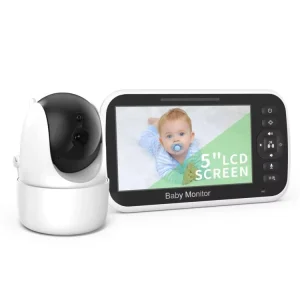 5 Inch LCD Screen Auto Night Vision Baby Monitor Camera Two way Intercom Night Vision Security IP Smart Cameras