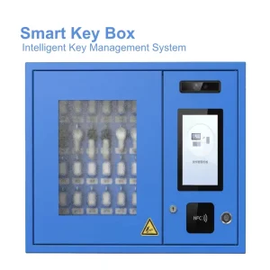 5 Key Slots Industrial Gray Smart Key Cabinet RFID Key Control Safe Box Electronic Key Management System Wall Mounted NFC