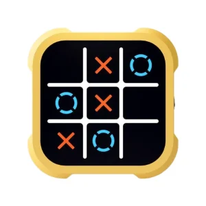 5 in 1 Electronic Tic-Tac-Toe Game Children’s Educational Plastic Desk Toys Multiple Modes Two Players Tabletop Toy for Kids