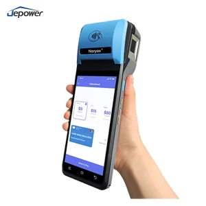5.5 Inch Smart POS Terminal Portable Android 14 Point Sale Bluetooth Direct Thermal Monochrome Built in Printer Software 3GB RAM