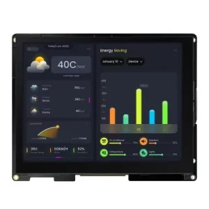 5.7 Inch TFT LCD Display 640×480 IPS Screen HMI Module Touch Panel Industrial Control Display RS485 RS232 CAN Smart Device