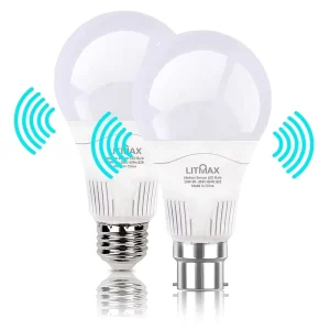 Automatic Brightness Smart LED Bulb, Dusk-to-Dawn, 5.8G Radar Motion Sensor, 16W Energy-Saving Daylight, Wireless AC Power
