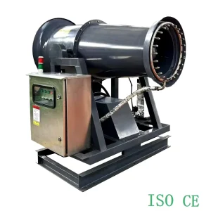 50 m Water Misting System Fog Cannon Gasoline Electric Mobile Sprayer Dust Suppression Equipment