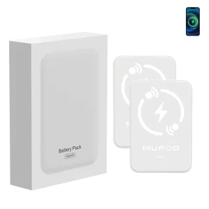 5000/10000 mAh Factory Magnetic Wireless Power Bank, 10000 mAh Portable Charger, Wireless 5000 mAh, Compatible with iPhone