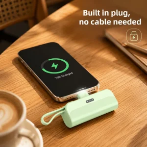 50000mAh High-Capacity Power Bank, 2 Type-C Ports, 5W Super Fast Charging, LED Display, Plastic Lithium Polymer Battery, Mini