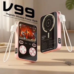 5000mAh 20W Magnetic Wireless Charging Game Power Bank for Corporate Promotion & Gifts OEM Custom Logo