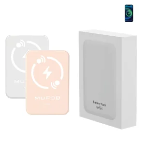 New Portable External Phone Battery, 5000mAh Magnetic Charger, 5000mAh Wireless Magnetic Power Bank