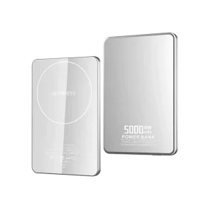 5000mAh Wireless Power Bank Portable Fast Charging Power Bank Ultra Thin Magnetic 15w PD 20w