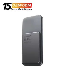 New Wireless Magnetic 5000mAh Ultra-Thin Two-Way Fast-Charging PD 20W Wireless 15W Aluminum Alloy Power Bank