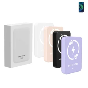 Factory Wholesale Magnetic Wireless Charger 5000mAh 10000mAh Power Bank, Fast-Charging Portable Power Bank 5000 10000 mAh