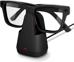 500mah Charging Station Base Stand Dock Charger for META RayBan AI Glasses for Oakley Meta HSTN Skyler & Headliner Wayfarer