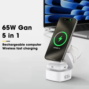 5-in-1 Charging Station Power Combo Multi-Desktop Wireless Charger