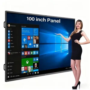 55 65 75 85 86 98 110 Inch Pen Finger Touch Interactive Flat Panel 4k Lcd Digital Interactive Smart Boards for Schools Teaching