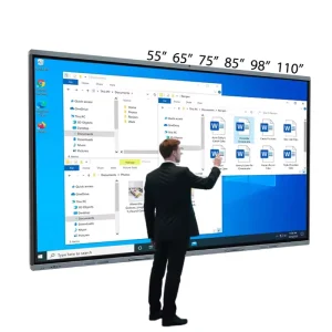 55 65 75 85 86 98 110 Inch Smart Board LCD Touch Screen Digital Whiteboard for Meeting Room