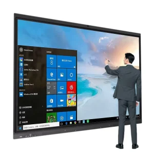 55 65 75 85 98 Inch 4K Interactive Smart Whiteboard AI Meeting Notes Wireless Screen Sharing Dual OS School & Meeting Flat Panel