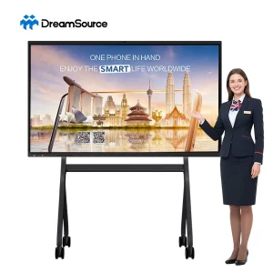 55 65 75 85 Inch HD 4K AI Classroom Solution Multi Touch Smart Interactive Whiteboard Display for Education