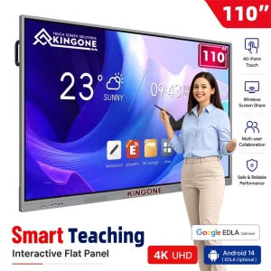 55 65 75 85 Inch HD 4K AI Classroom Solution Multi Touch Smart Interactive Whiteboard Display for Education