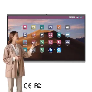 55 65 75 85 inch Business Device Interactive Touchscreen 20 Point Multi Touch 4K 120Hz Indoor Digital Signage Smart Interactive