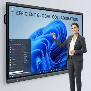 4K UHD Interactive Smart Board with Voting Function 55/65/75/85/86/100/110 Inch Flat Panel for Education & Teaching