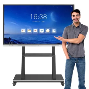 55 65 75 86 100 Inch LCD Display Smart Board 20 Points Infrared Interactive Touch Screen Whiteboard