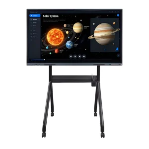 55 65 75 86 98 100 110 Inch Smart Board Touch Screen Interactive On Wheels Interactive Learning Lcd 4k Hd Panel Board 86inch