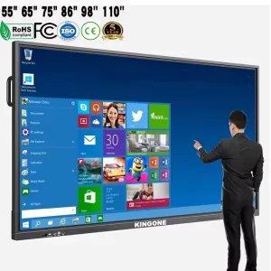 55 65 75 86 98 110 Inch Big Screen Meeting Teaching Interactive Whiteboard All in One Lcd Touch Screen Interactive Whiteboard