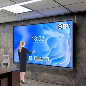 55 65 75 86 98 110 Inch HD LCD Display Interactive Board School Touch Screen Teaching Whiteboard Smart Flat Panel