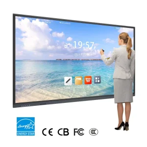 55 65 75 86 98 Inch 4K Interact Flat Panel Multi Touch Interactive Whiteboard Smart Board for Teaching