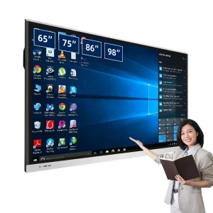 55 65 75 86 98 Inch Smart Board Interactive Whiteboard 4K LCD Multi Touch for Classroom Education School Teaching