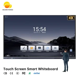 55 65 75 86 Inch 4K Interactive Touch Screen Smart Whiteboard Digital Board Suitable for Teaching and Office Meeting