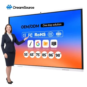 55 65 75 86 Inch All in One Touch Screen Flat Panel Smart Interactive Education Boards for School Teaching