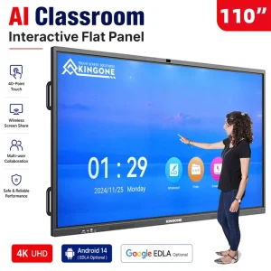 55 65 75 86 Inch All in One Touch Screen Flat Panel Smart Interactive Education Boards for School Teaching