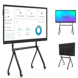 55 65 75 86 Inch Smart Board LCD Whiteboard Interactive Android Display All in One Touch Screen Pc Whiteboard for Educa