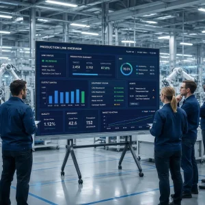 55 65 75 Inch Industrial Interactive LCD Display 4K Smart Board 20 Point Touch Aluminum Frame Android & Windows
