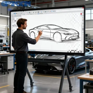 55 65 75inch Interactive Smart Board Screen Android System Interact Flat Panel Display Whiteboard Education Allinone Smartboards