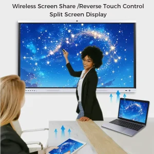 55/65 Inch Android/Linux System 4k Uhd Smart Whiteboard Education/ Classroom 40 Touch Point Smart Digital Board in Stock